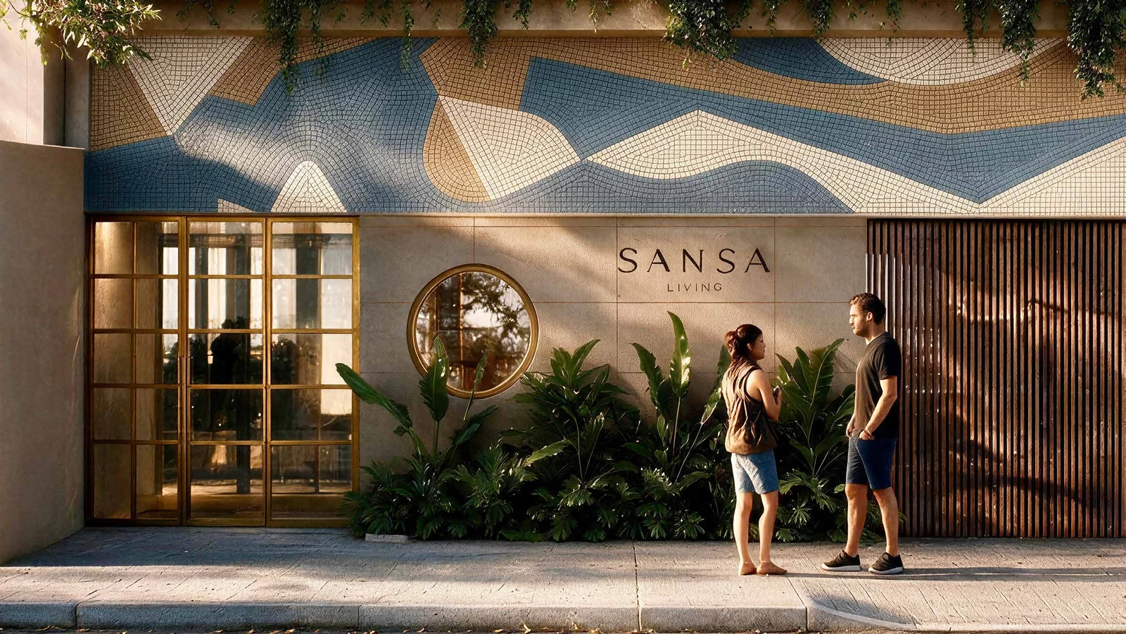 Perspectiva ilustrativa do Sansa Living