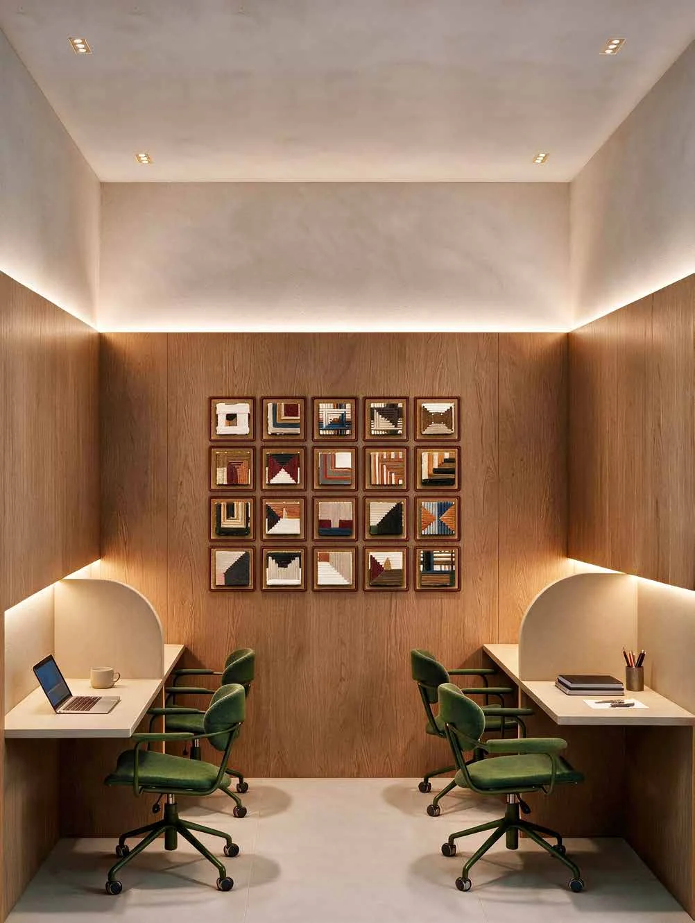Coworking · perspectiva ilustrativa