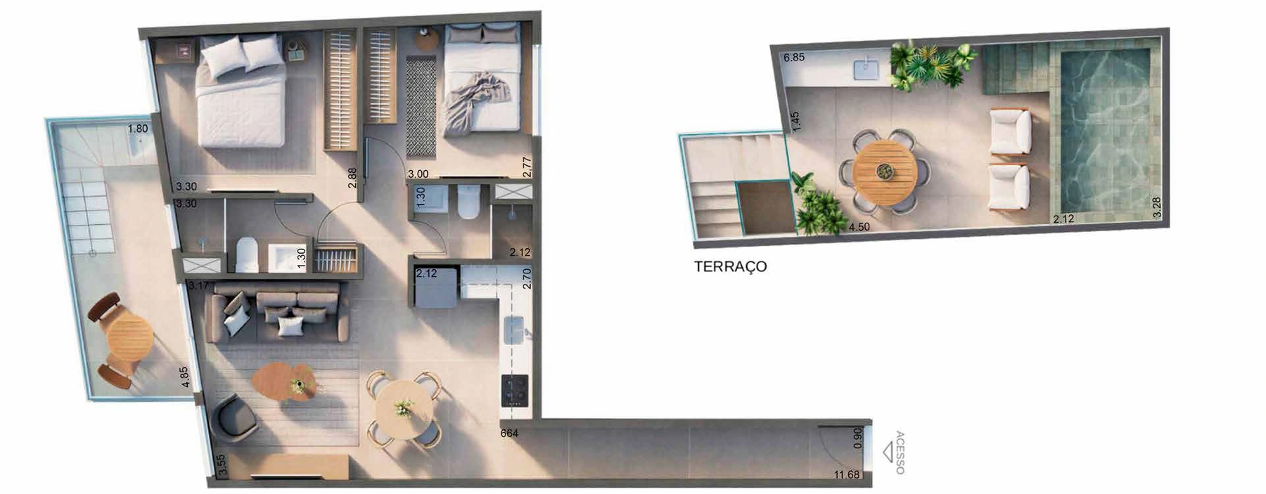 Duplex 505 · 97,16 m²
