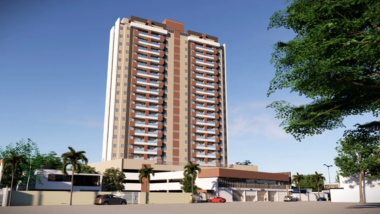 Perspectiva ilustrativa do Sublime Residencial