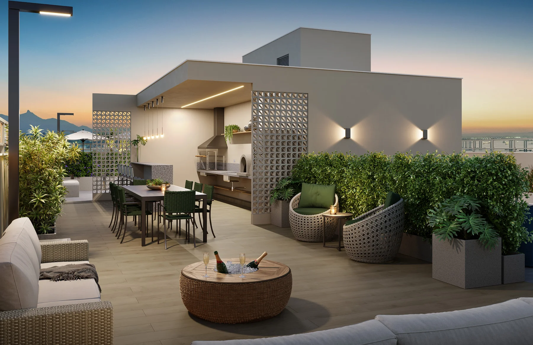 Rooftop gourmet · The Pier Residencial