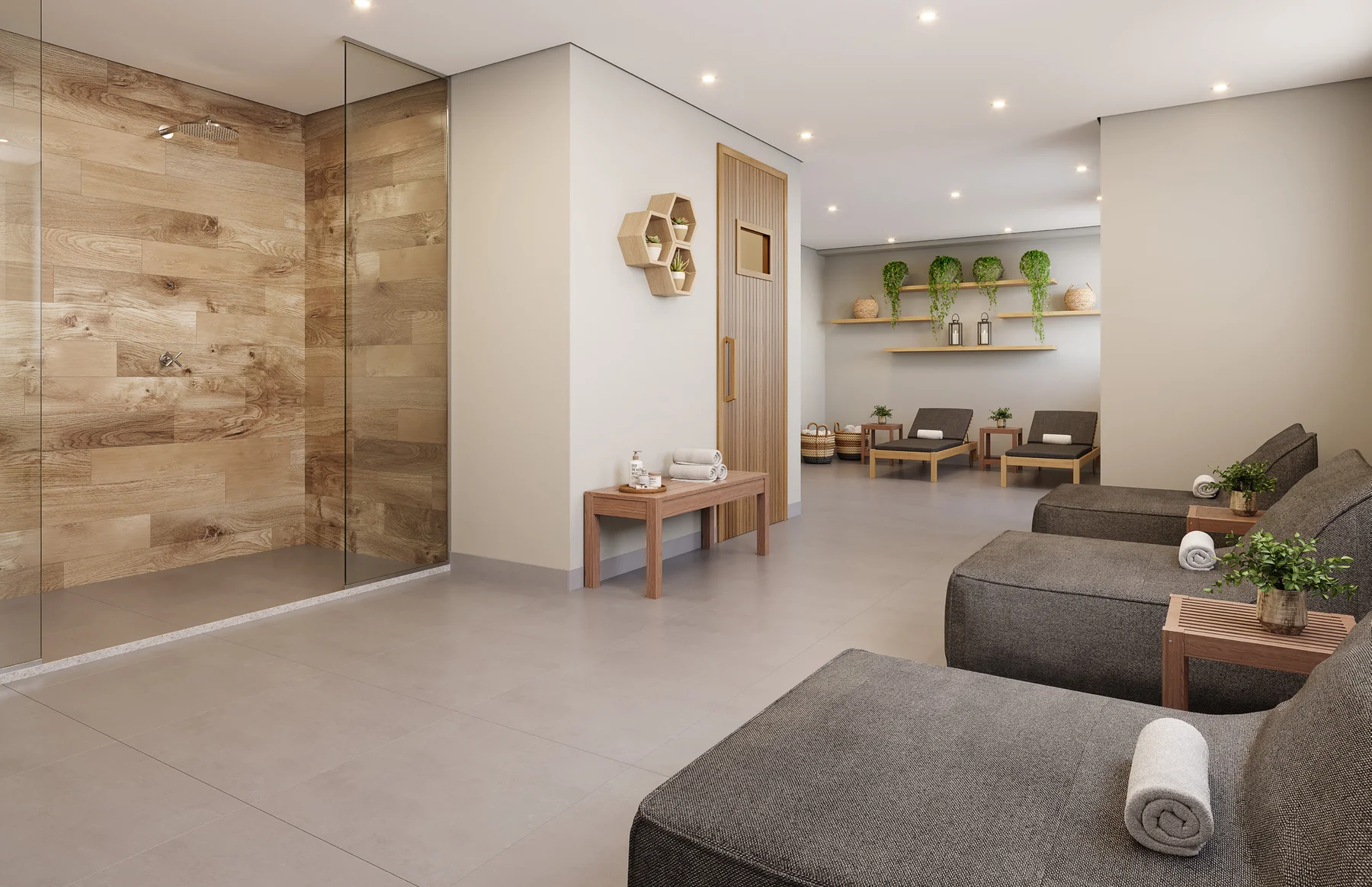 Espaço zen e sauna · The Pier Residencial