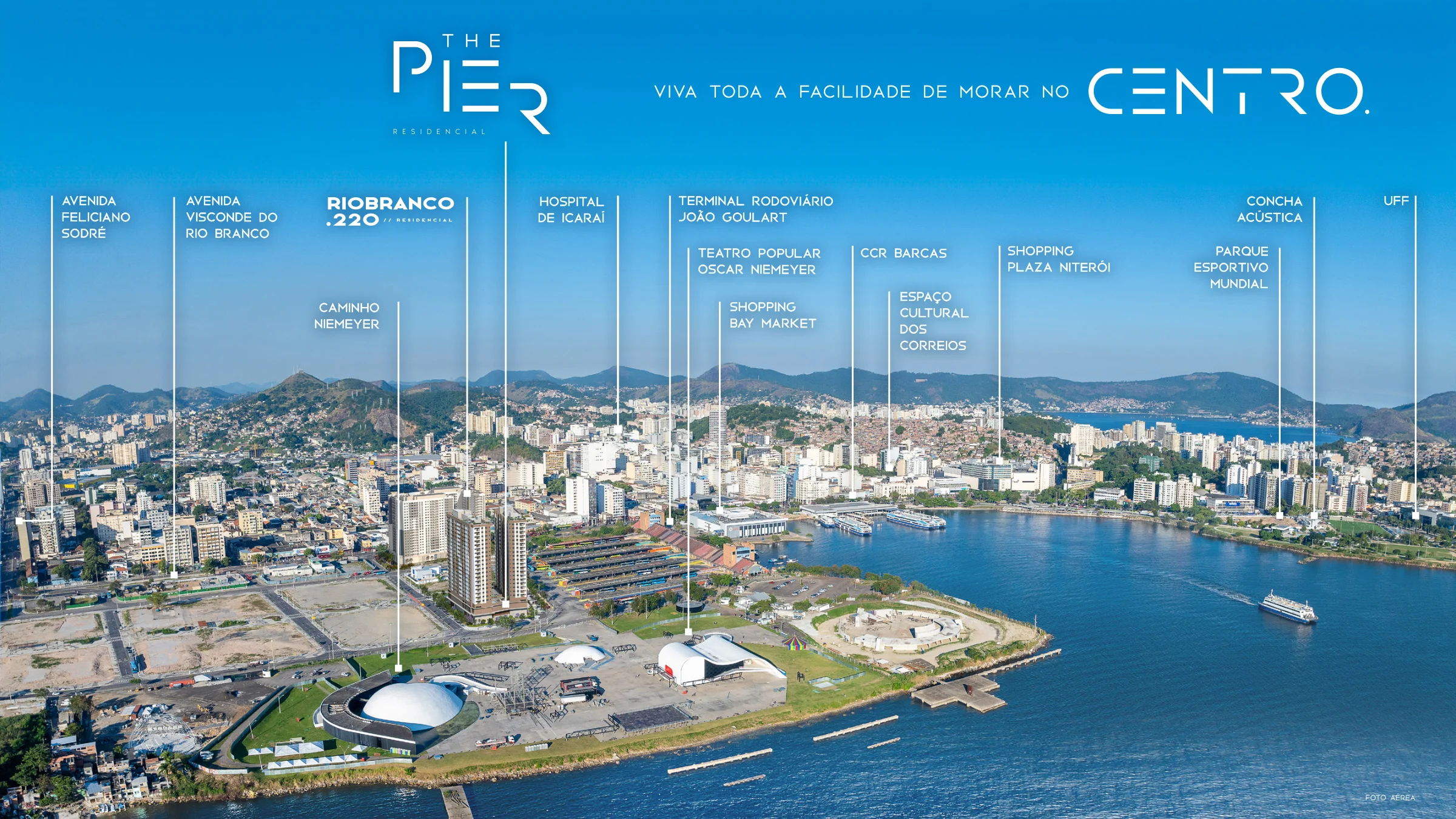 Localização ilustrada · The Pier Residencial