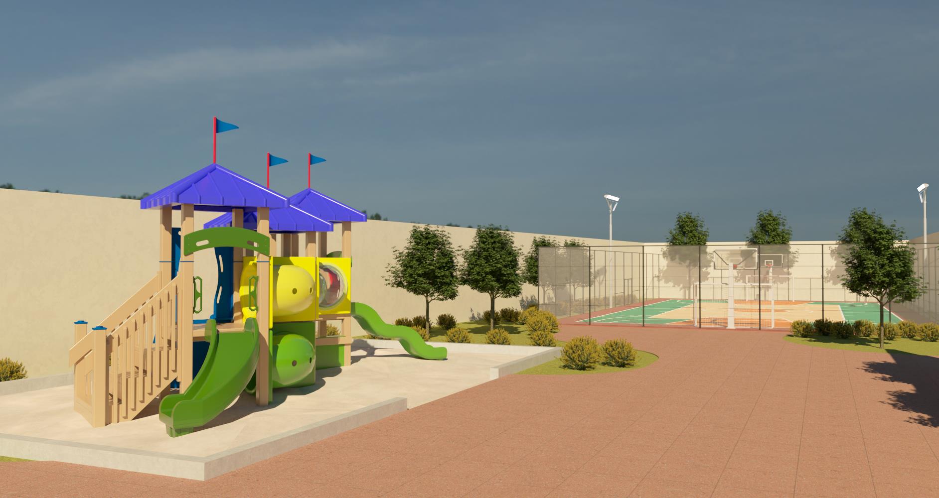 Playground infantil do Villa Blanca III Residence
