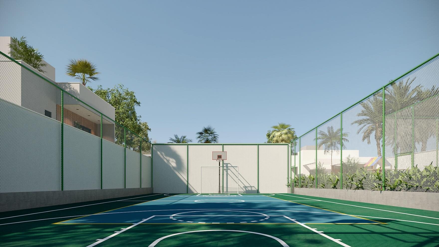 Quadra poliesportiva do Villa Blanca IV Residence