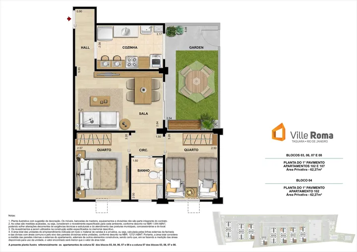 Ville Roma — Planta garden 62.27