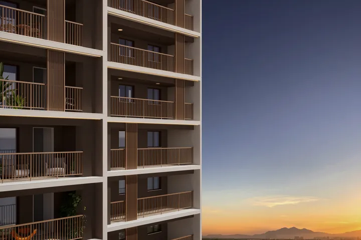 WE Barra by Living — Perspectiva artística — FACHADA ED. ASPEN